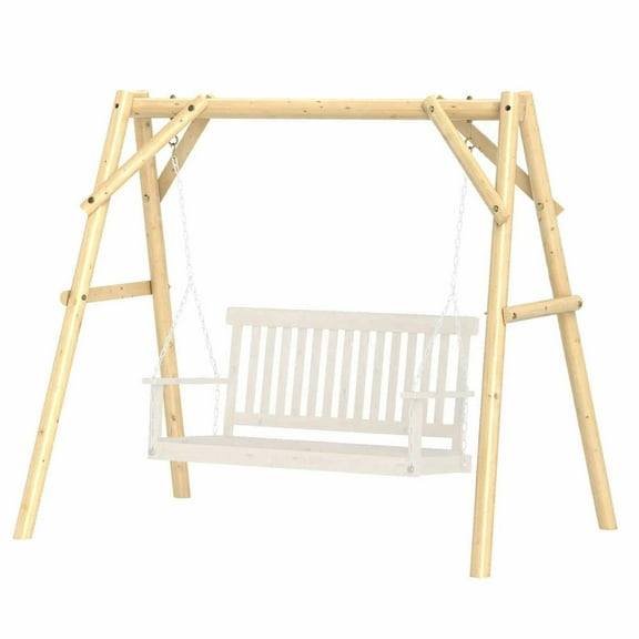 GVN Outdoor Porch Swings,Hanging Porch Swings,660 lbs Porch Swing Frame, A-Frame Hanging Chair Stand Only for DIY Painting, Swing Chair Stand for Backyard, Patio