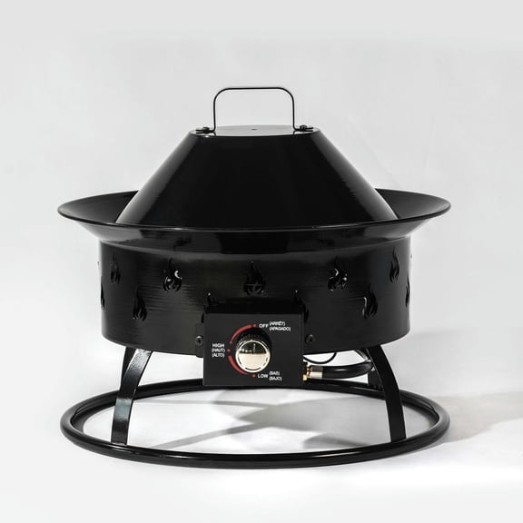 GVN Outside Fire Pits, Smokeless Fire Pit,Mini Fire Pit Outdoor Portable Fire Pit Steel Camping Fire Pit With Lava Rocks