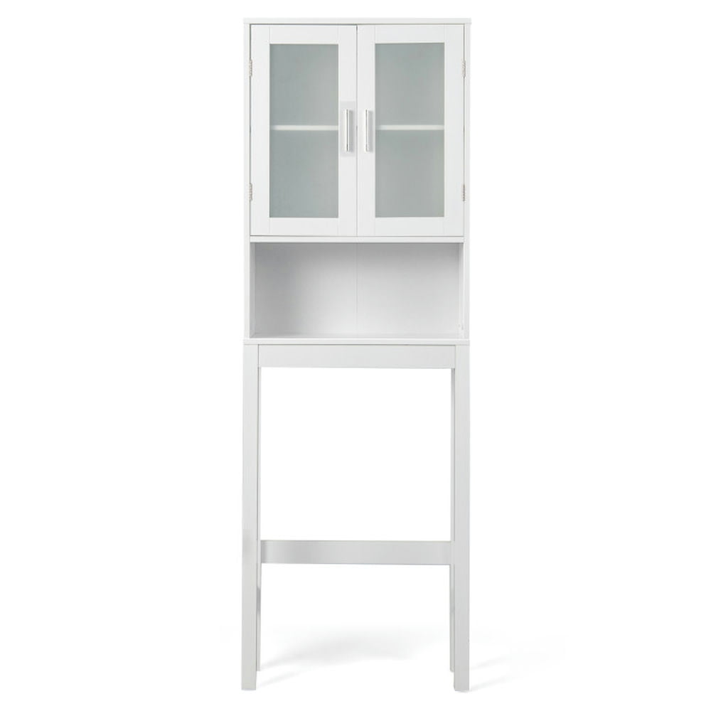 GVN Over the Toilet Bathroom Storage Cabinet with Adjustable Shelf ...