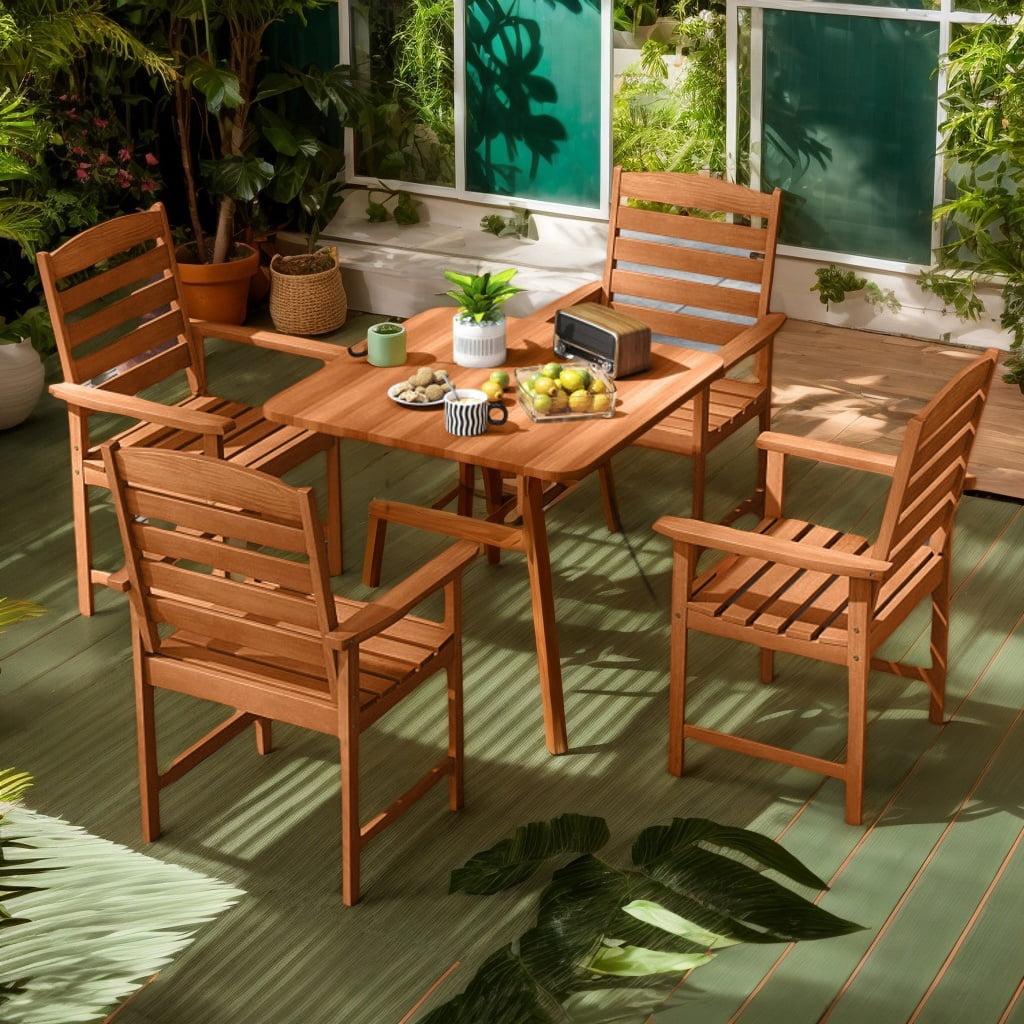 GVN Patio Accent Chair, Outdoor Dining Chairs,Outdoor Dining Seating ...