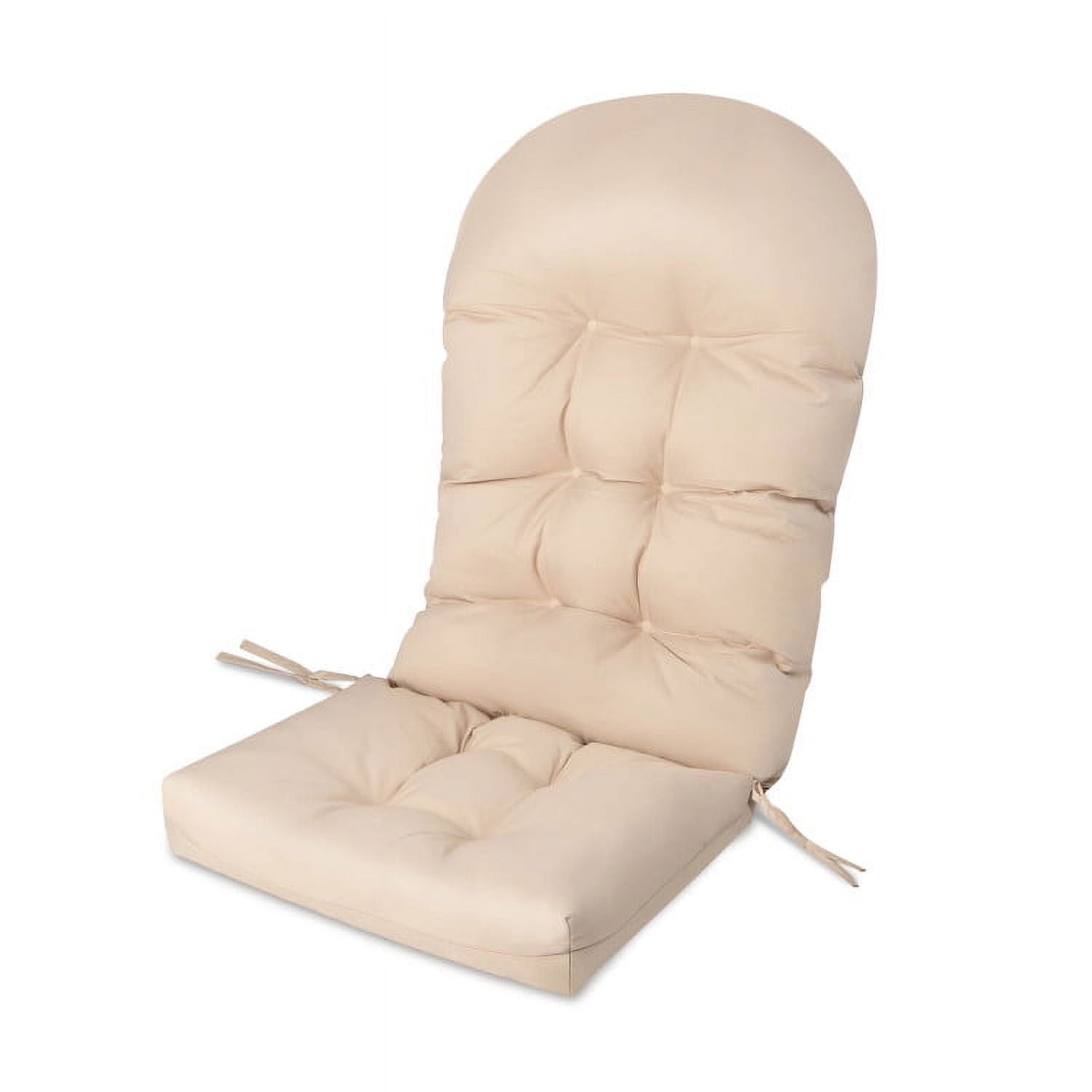 GVN Patio Adirondack Chair Cushion with Fixing Straps and Seat Pad-Beige, Kitchen Chair Cushions, Dining Chair Pads GVN Patio Adirondack Chair Cushion with Fixing Straps and Seat Pad-Beige, Kitchen Chair Cushions, Dining Chair Pads