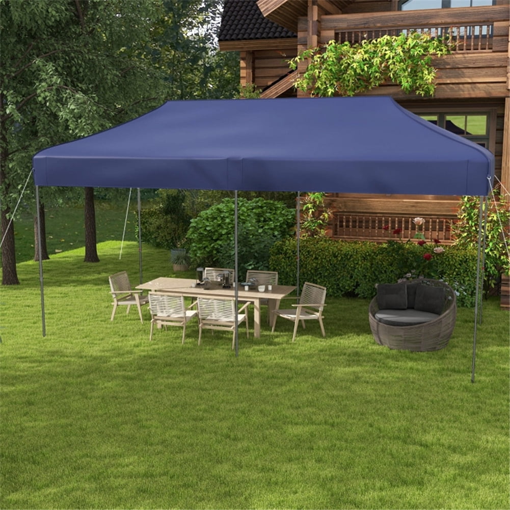GVN Pop Up Canopy Tent-Dark Blue, Full Waterproof Outdoor Party Event Tents for Outside Party Waterproof Tent BBQ Shelter GVN Pop Up Canopy Tent-Dark Blue, Full Waterproof Outdoor Party Event Tents for Outside Party Waterproof Tent BBQ Shelter