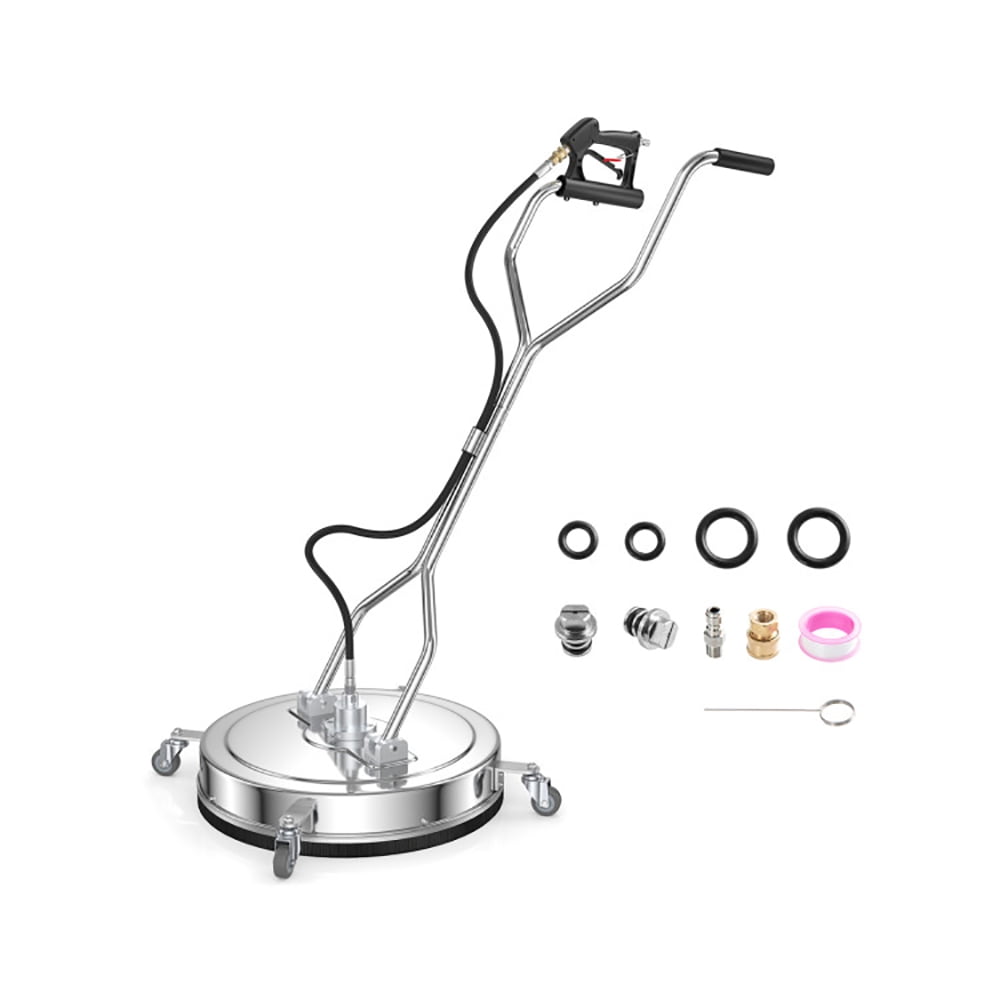 GVN Pressure Washer Surface Cleaner Power Cleaner Attachment with Casters GVN Pressure Washer Surface Cleaner Power Cleaner Attachment with Casters