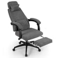 thumbnail image 1 of GVN Reclining Upholstered Ergonomic Computer Chair with Chenille Fabric, Home Office Desk Chairs for Home Office, Living Room, Study Room, Bedroom, Gray, 1 of 7