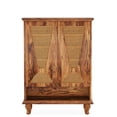 thumbnail image 1 of GVN Shoe Storage Cabinet, Shoe Organizer,Rattan Shoe Cabinet, 5-Tier Hidden Shoe Rack with Ventilated Doors, 1 of 5