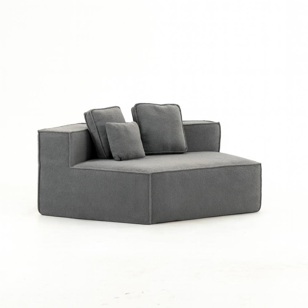GVN Space-Saving Sofa Gray