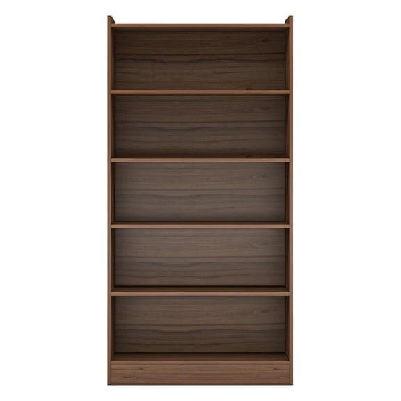 GVN Storage Shelves, Bookshelf Stand,Wood Bookcase, 72" Tall Bookshelf with 6-Tier Open Storage Shelves,Brown