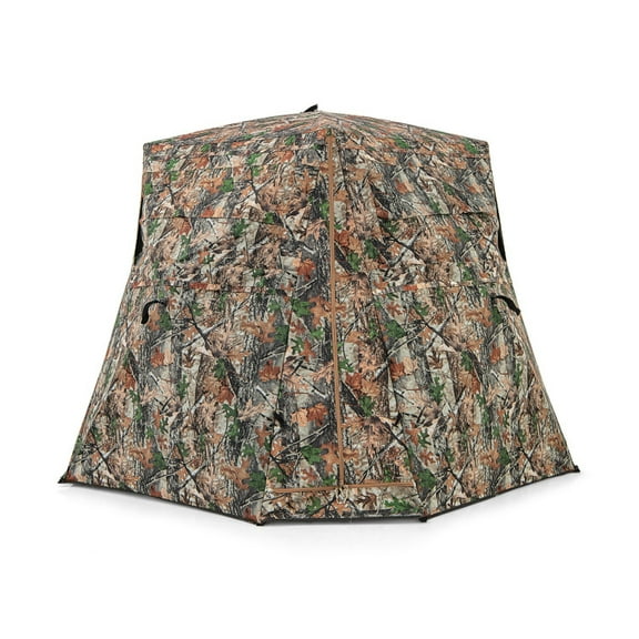 GVN Tent,360 One Way See Through Ground Hunting Blind for Deer and Turkey Hunting