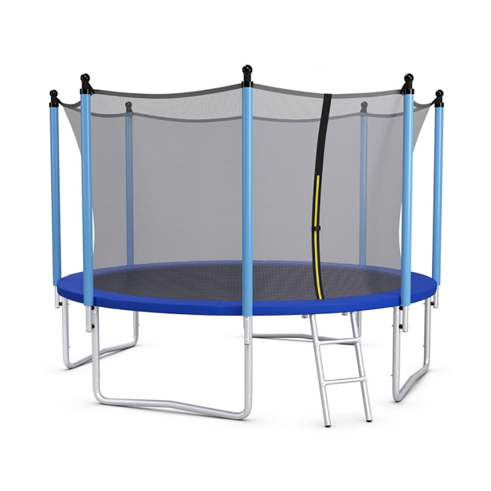 GVN Trampoline, Outdoor Trampoline,Outdoor Trampoline with Safety Closure Net-12 ft