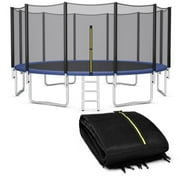 GVN Trampoline Safety Net, Replacement Enclosure Net,15/16 Feet Trampoline Replacement Safety Net-16 ft