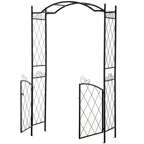GVN Trellis for Climbing Plants Outdoor, Garden Arch Trellis,85" Garden ...