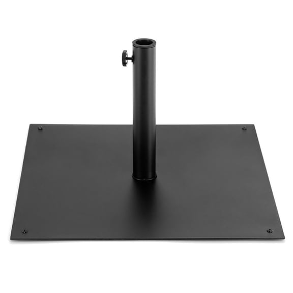 GVN Umbrella Stand Outdoor Base, 40 lbs Square Umbrella Base Stand with for Backyard Patio, Black