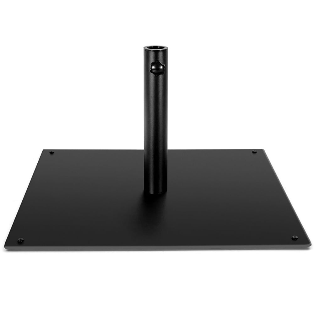GVN Umbrella Stand Outdoor Base, 42 LBS Weighted 25 Inch Square Patio Umbrella Base, Black GVN Umbrella Stand Outdoor Base, 42 LBS Weighted 25 Inch Square Patio Umbrella Base, Black