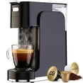 thumbnail image 1 of GVODE 4-in-1 Single Serve Coffee Maker, 3-Second Heat-Up, 20 Bar Espresso Machine, for K-Cup, Nespresso Original, DG Pods & Grounds, Black, 1 of 8