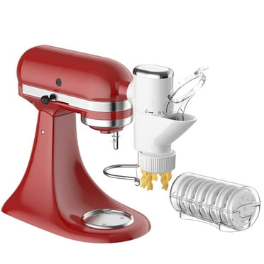 GVODE Pasta Extruder Attachment for Kitchenaid Stand Mixers - Gourmet Pasta Press Attachment for Kitchenaid with 7 Interchangeable Plates