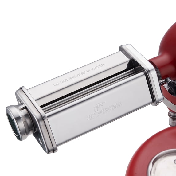 Gvode Stainless Steel Pasta Roller Attachment for KitchenAid Mixer with 8 Adjustable Thickness Settings