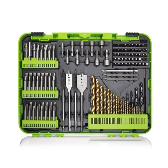 Greenworks 150 Pc Drill and Drill Bit Set with Case PA50103A1