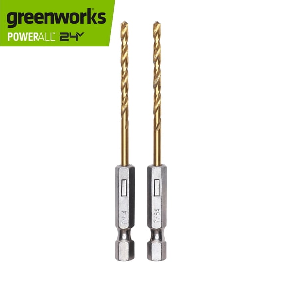 Greenworks 2 Pack 7/64in Hex Bits PA52224A1