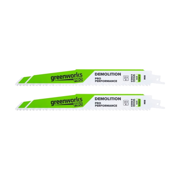 Greenworks 2pk 9in 5TPI Demo PA53309A1