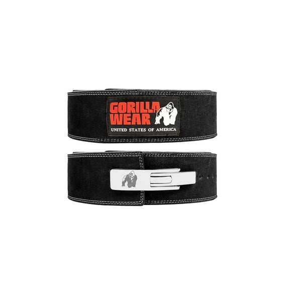 GW 4-inch Leather Lever Belt - Black