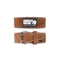 thumbnail image 1 of GW 4-inch Leather Lifting Belt - Brown, 1 of 7
