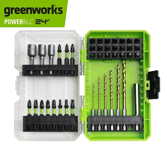 Greenworks 42-Piece Drill and Drive Bit Set, Impact Rated, PA50202A1