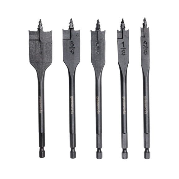 Greenworks 5 Piece Spade Bits PA52302A1