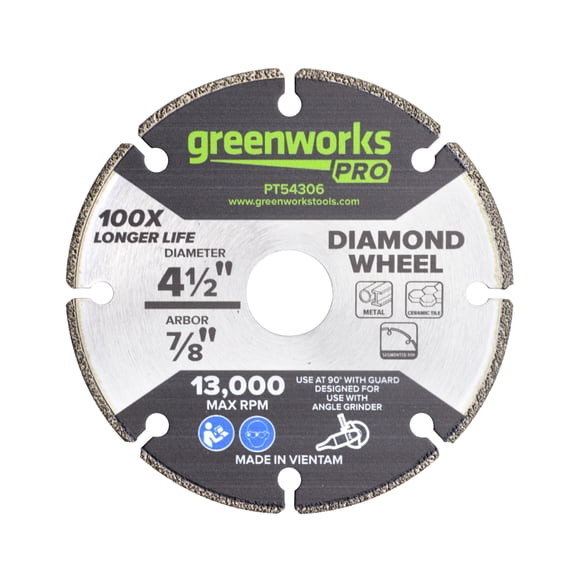 Greenworks Metal Diamond Cut PT54306A1