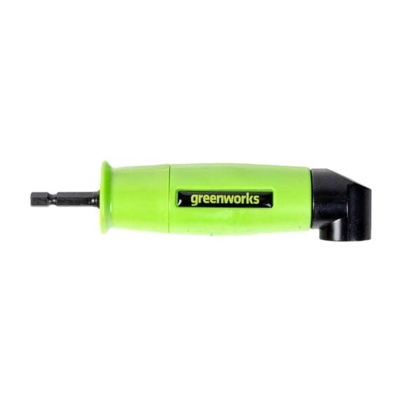 Greenworks Magnetic Hex Shank Right Angle Drill Attachment PA51407A1