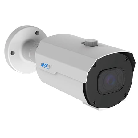 GW Security 4K 8MP (3840x2160) @ 30FPS Real-Time 5X Optical Zoom 2.7-13.5mm Autofocus Motorized Lens IP PoE Outodor Bullet Camera, AI Facial Recognition/Human/Vehicle Detection