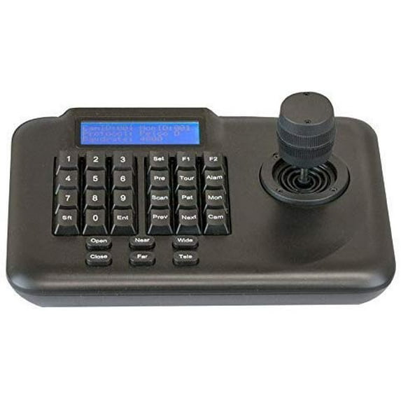 GW Security Pan Tilt Zoom PTZ Controller with 3 axis Joystick LCD Display CCTV Dome Camera 3D Keyboard Controller