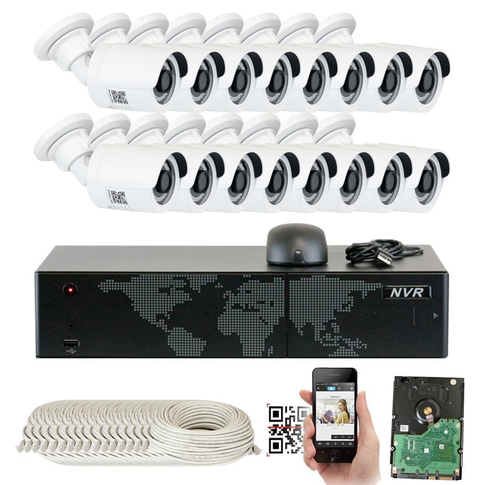 GW Security Ultra HD 5-Megapixel (2592 x 1920P) 16Ch Network POE Video ...
