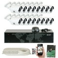 thumbnail image 1 of GW Security Ultra HD 5-Megapixel (2592 x 1920P) 16Ch Network POE Video Security System (H.265 NVR Kit) - 16 5MP POE 1080P Outdoor Bullet IP Cameras, 100ft Night Vision, 4TB HDD, Power over Ethernet, 1 of 9