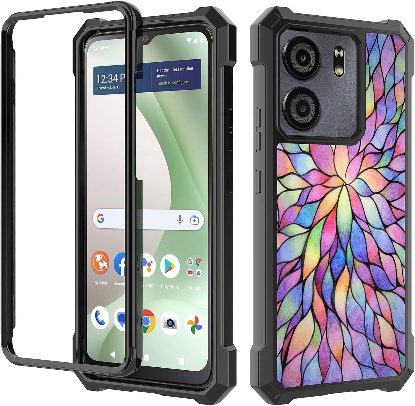 DFV mobile - Cover Premium Case with Design Pearl Grid