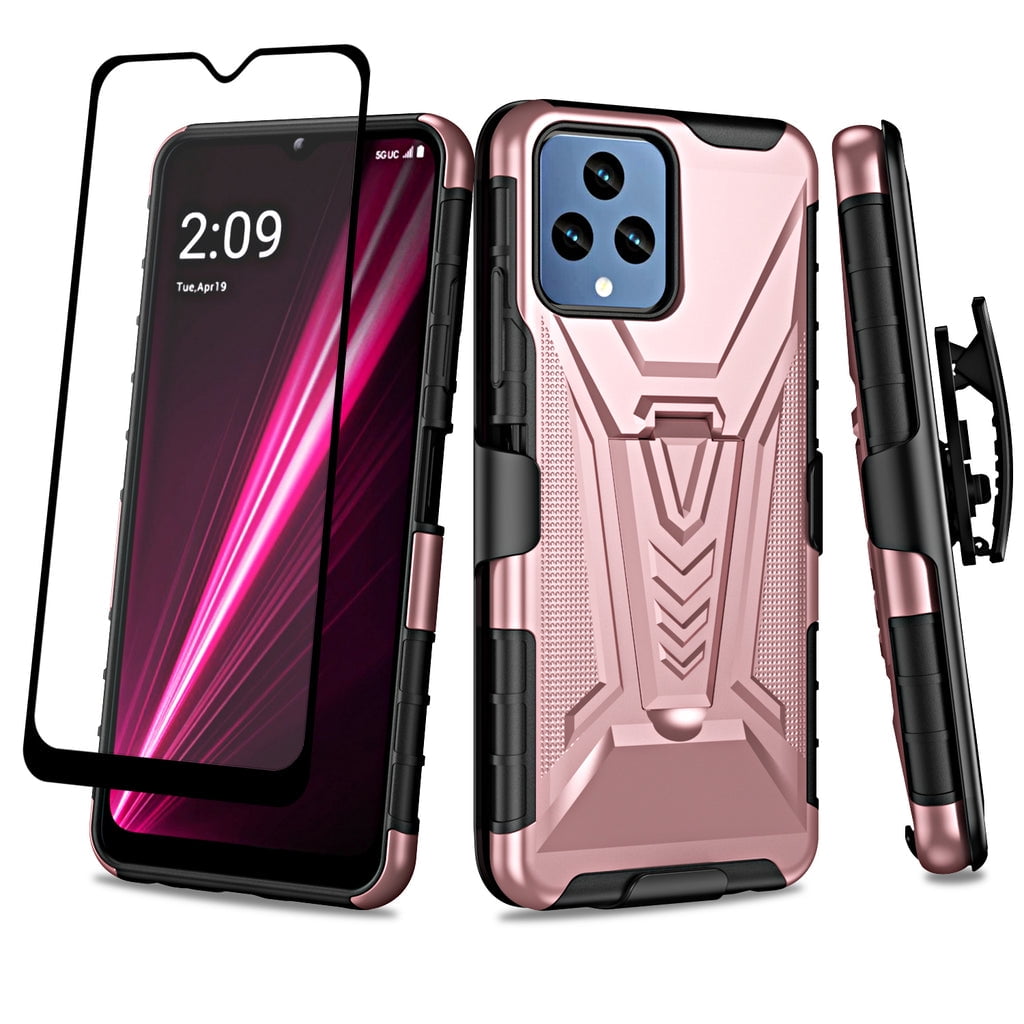 GW USA Case for TMobile Revvl 6 5G Case with Tempered Glass Screen