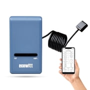 Ecowitt GW1100 Wi-Fi Weather Station Gateway with Temperature, Humidity and Barometric Pressure Sensor