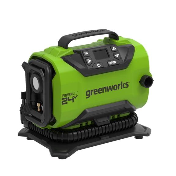 Greenworks 24V Digital Inflator Tool Only, PowerAll,