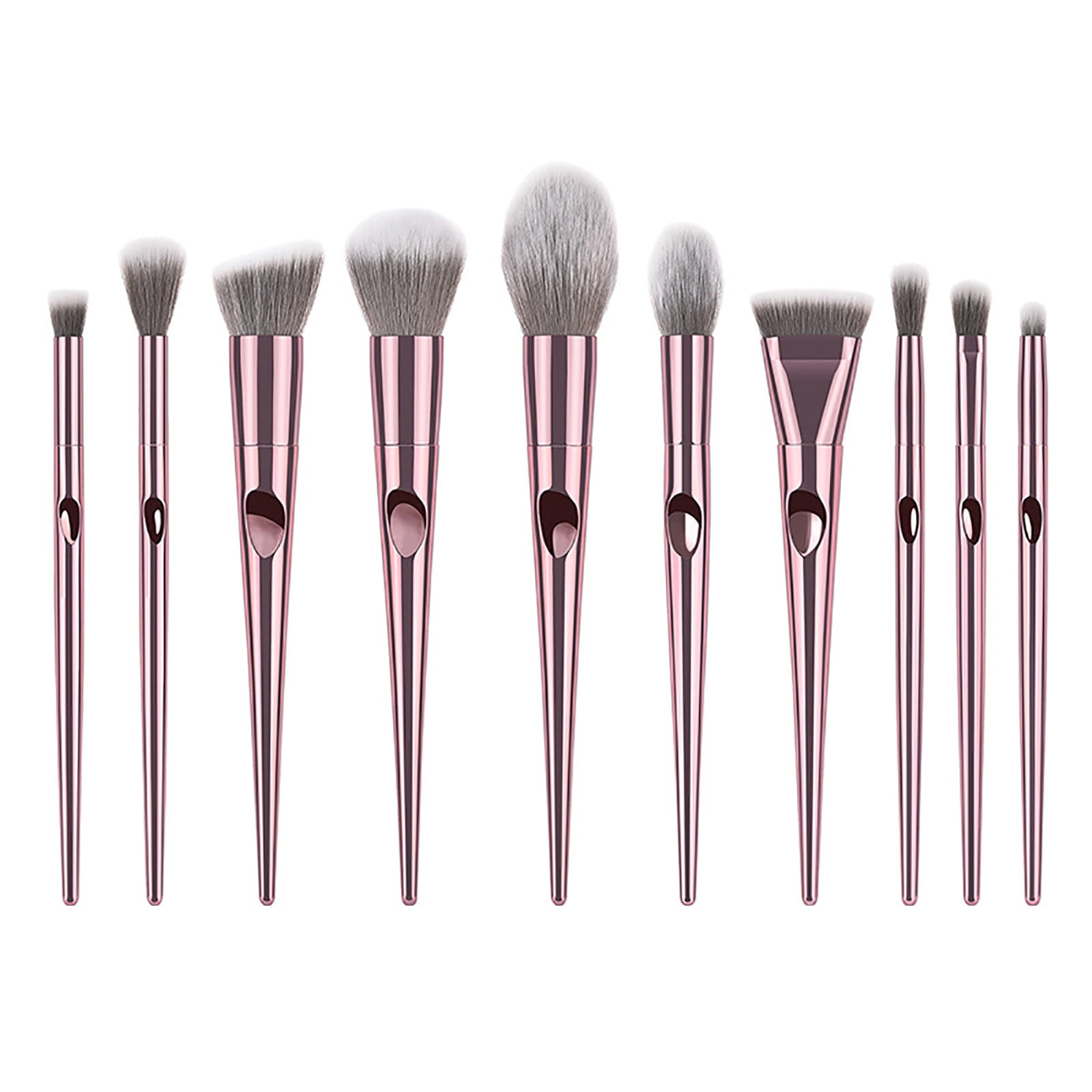 GWAABD Brushes for Makeup Cosmetic Eyebrow Eyeshadow Powder Brush Lip Makeup Brushes 10PCS