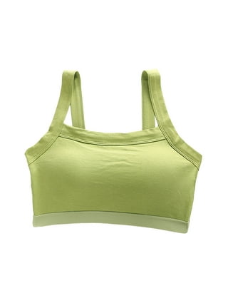  Women Wrap Top Soild Color Beauty Back Underwear Bottoming Vest  Type Small Sling Thin Inner Bra Sports Bra Low Support (Yellow, XL) :  Clothing, Shoes & Jewelry