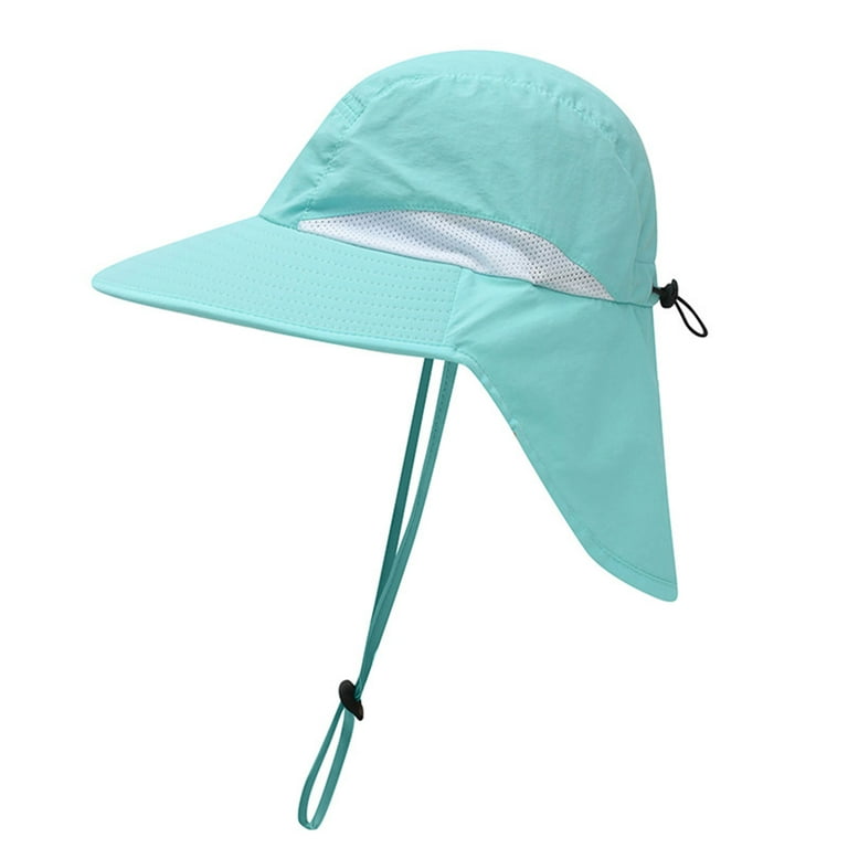 GWAABD Women's Bucket Hats Men Womens Mountaineering Fishing Camouflage  Hood Rope Outdoor Shade Foldable Casual Bucket Hat