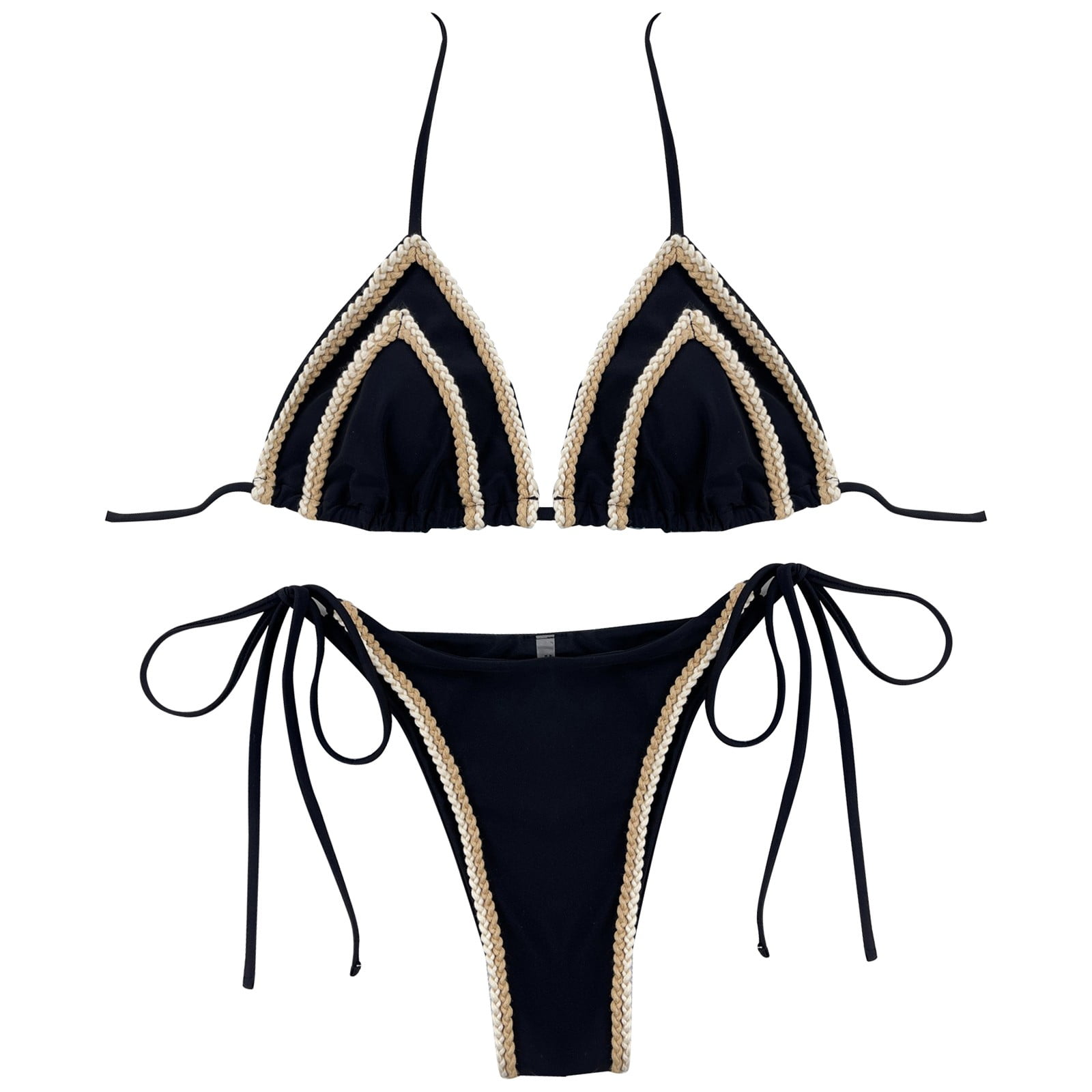 GWAABD Womens Swim Suits Summer Ladies Two Piece Swimsuit Halter Neck