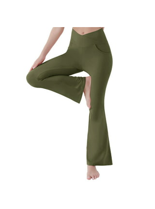 Womens Tall Yoga Pants 36 Inseam High Waist Flare Yoga Pants