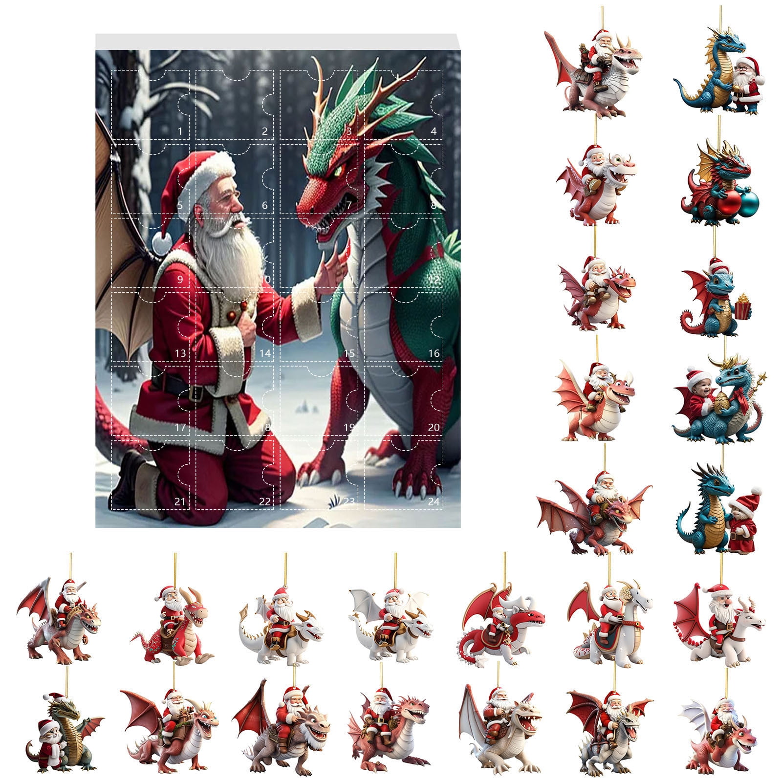 GWAAMB Christmas Advent Calendar 2024 Christmas Ornaments Advent GWAAMB Christmas Advent Calendar 2024 Christmas Ornaments Advent