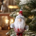 thumbnail image 1 of GWAAMB Colorful Fabric Foam Christmas Ornament, 6.69in Hanging Pendant for Xmas Tree Holiday Decor (B), 1 of 7