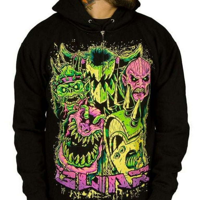 GWAR Faces Zipup HOODIE S Walmart