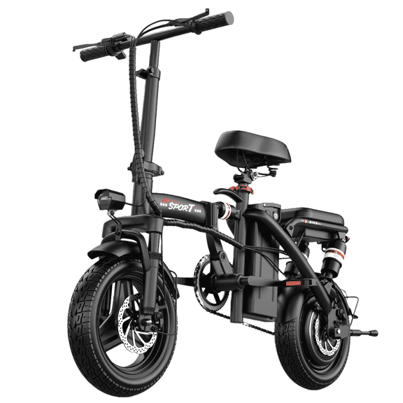 GWEIT Electric Bike for Adults Teens, 1000W Peak Electric Mountain bike, 25MPH 40 Miles Range, E-Bike with Dual Brake Multi Suspension, 14" Portable Electric Mini Bike, UL2849 Certified