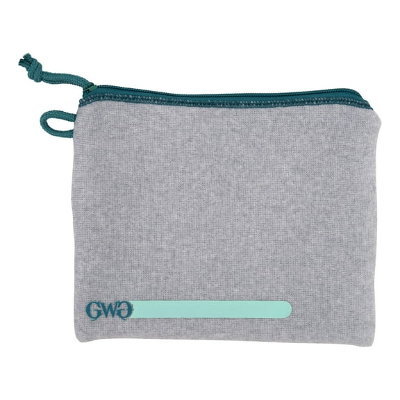 GWG Lockable Firearm Storage Pouch with Writable ID Label, Full-Size 7" to 9" Firearms, Gray