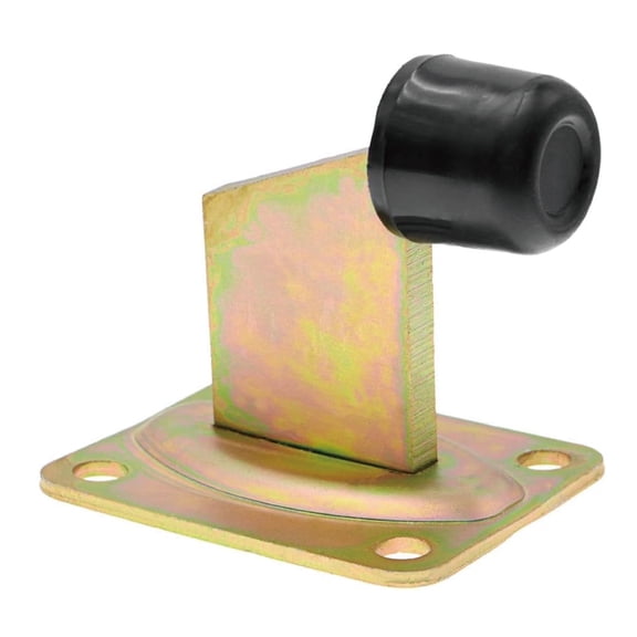 GWINT Metal gate stop,Gate End Stop Floor, Sliding Gate Stop with Base, Heavy Duty Gate Stopper Mount for Sliding Driveway Gate, Swing Door, Rolling Gate, 1 Pcs