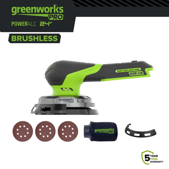 Greenworks Pro 24V Random Orbit Sander (Tool Only) OS525A1