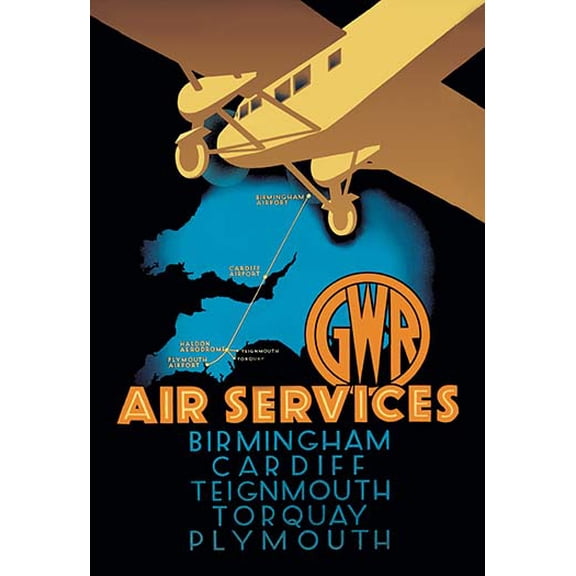 GWR Air Services Museum quality giclee print canvas wrap(20" x 30")